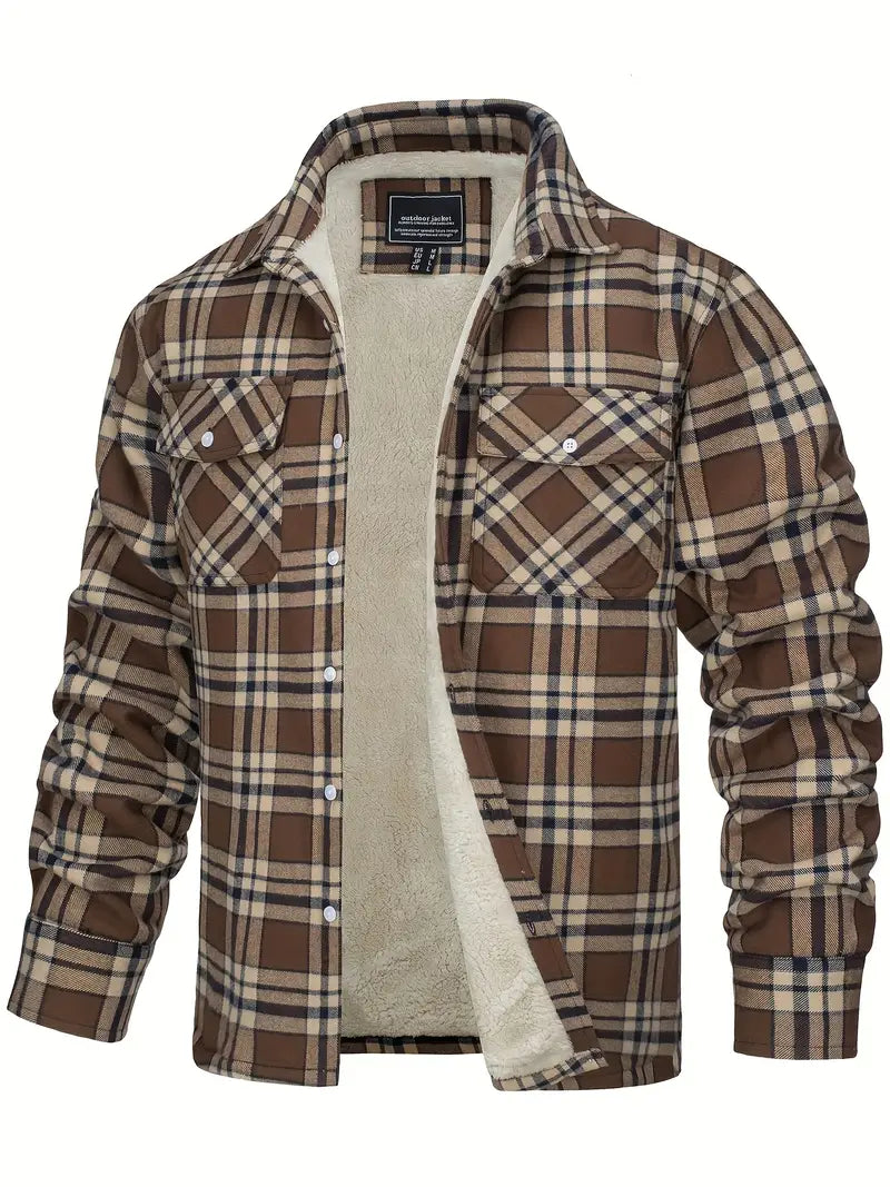 Winter insulated pullover jacket