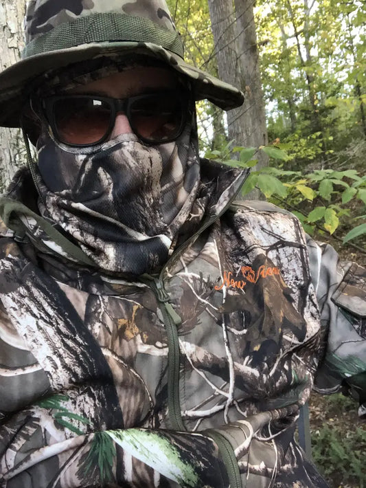 Men's silent hunting jacket, warm camouflage jacket, lined hunting suit