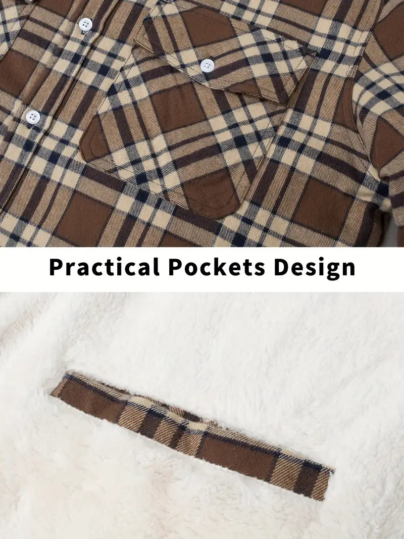 Winter insulated pullover jacket
